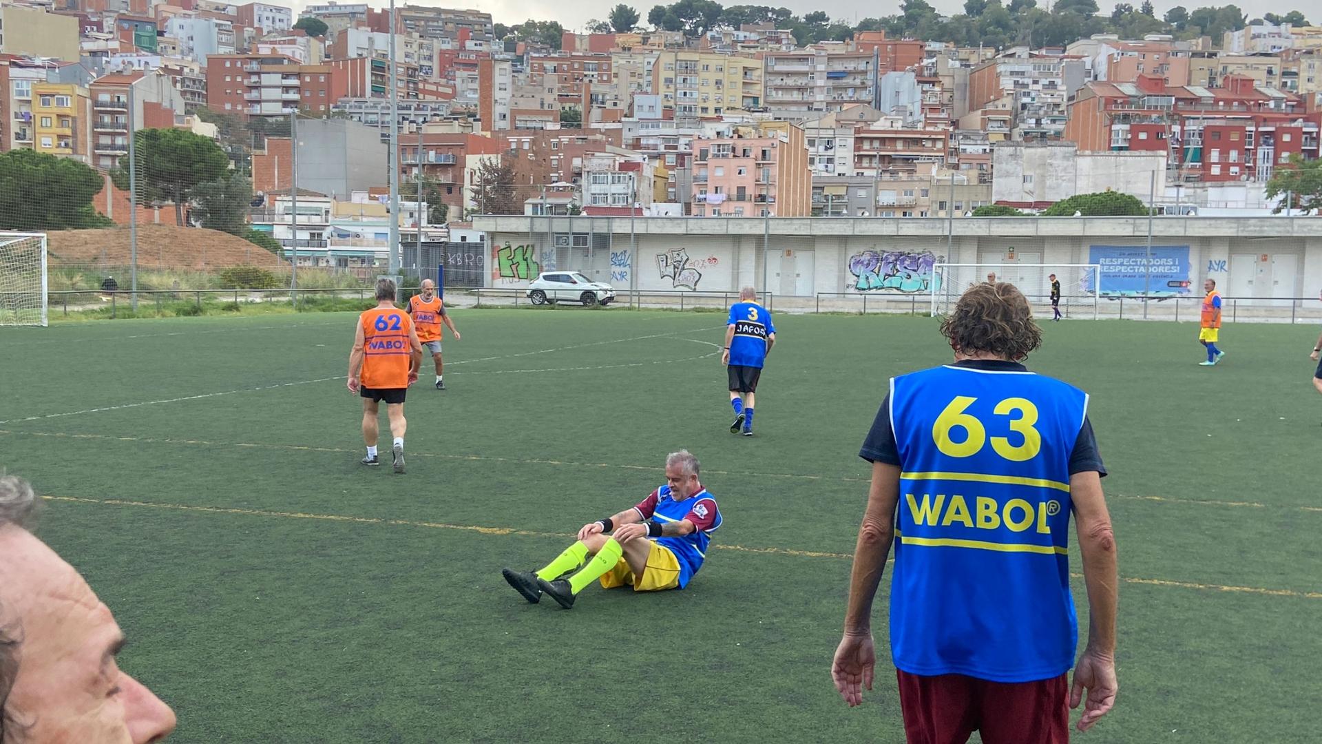 Wabol Spain soccer players on the field.