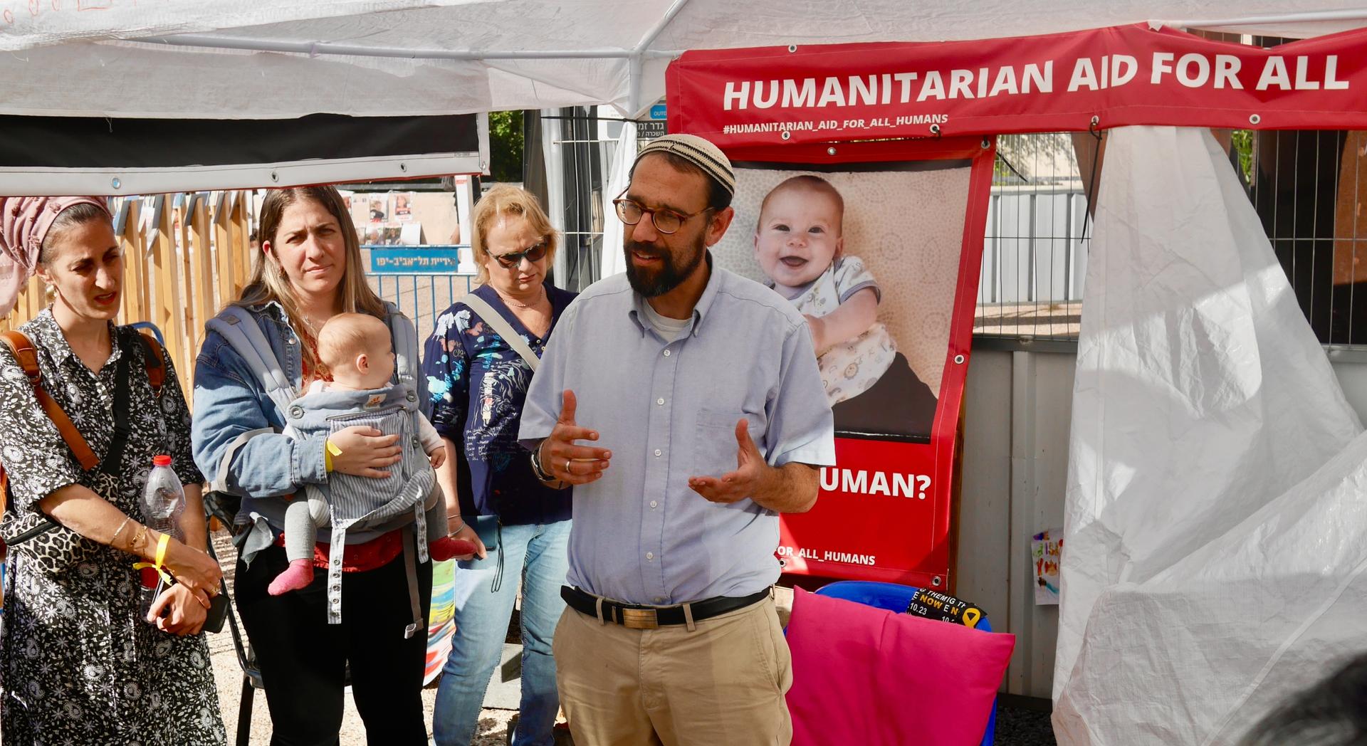 Rabbi Avidan Freedman began a one-man hunger strike last Friday. 