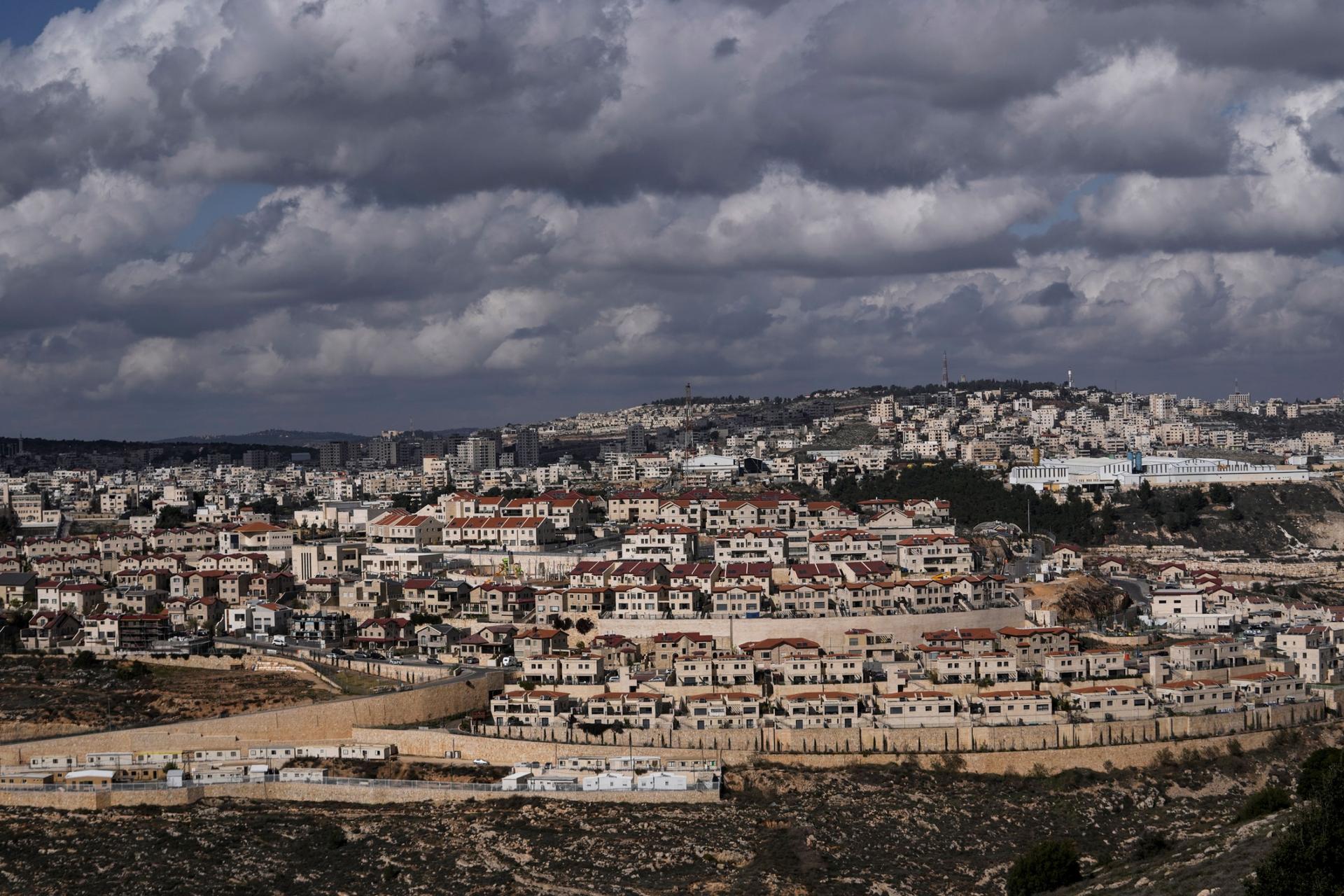 A general view of the West Bank Jewish settlement of Efrat, Monday, Jan. 30, 2023.