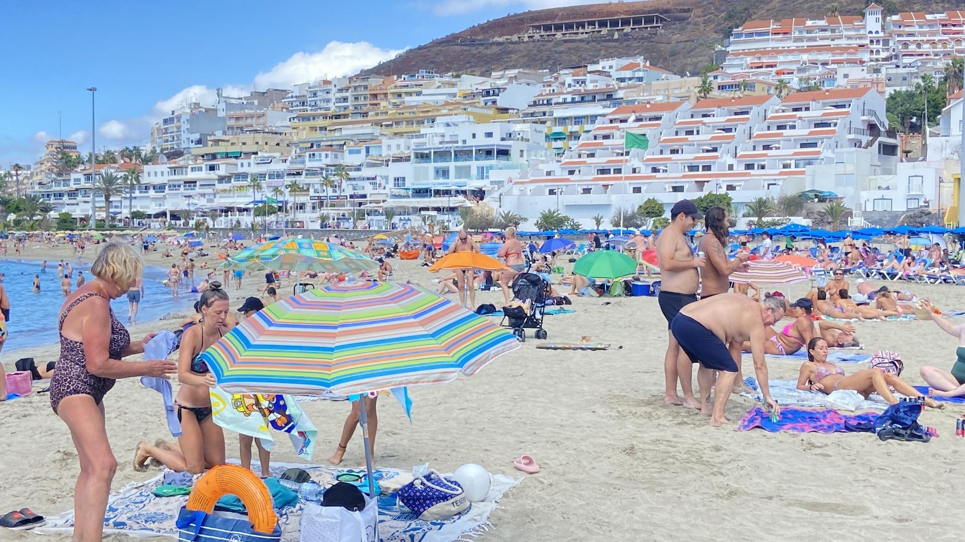 Just a 45-minute ferry ride from La Gomera, there's plenty of partying and sun-bathing to be had on Tenerife.
