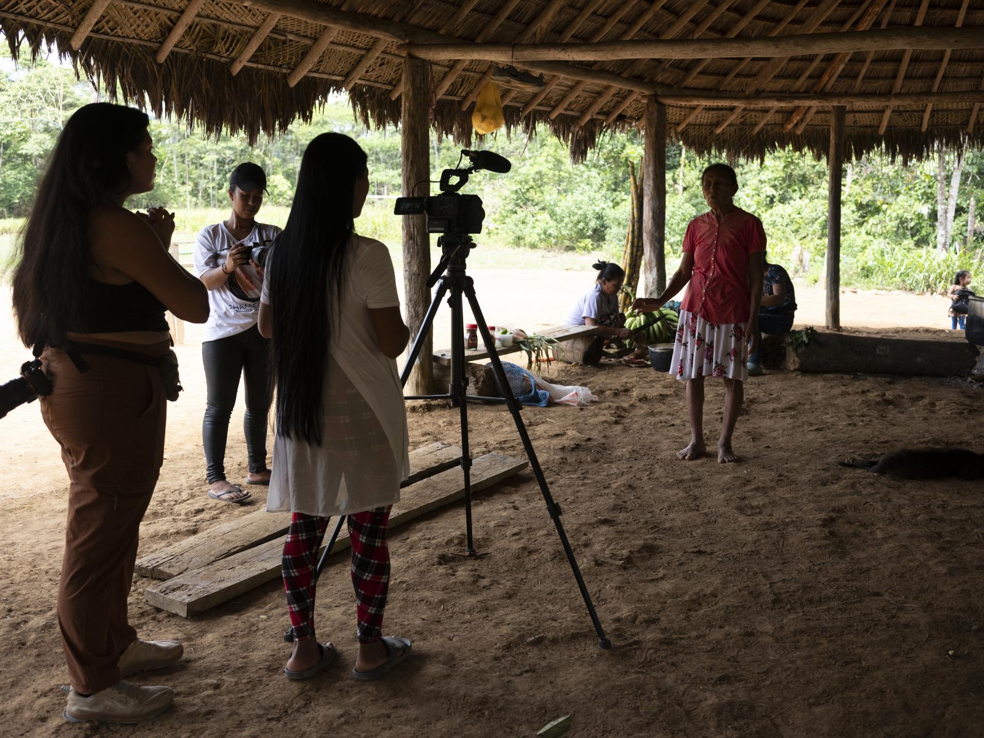 The films screened during the Kanua film festival in Ecuador were also produced by Indigenous communities.