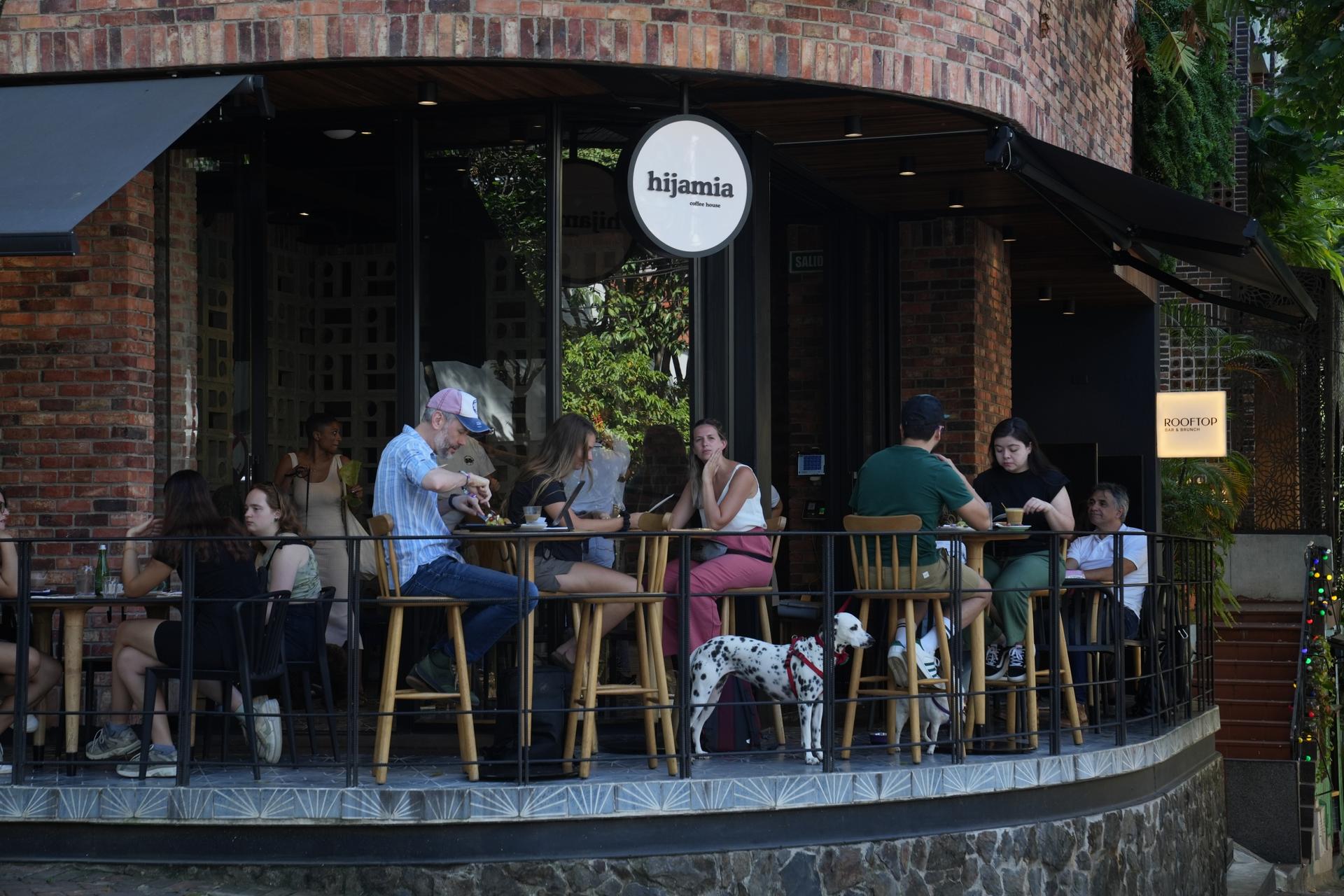 Local restaurants and cafés have benefitted from Medellín's tourism boom, as well as landlord who rent out their apartments to digital nomads and others who stay in Medellín for several days.