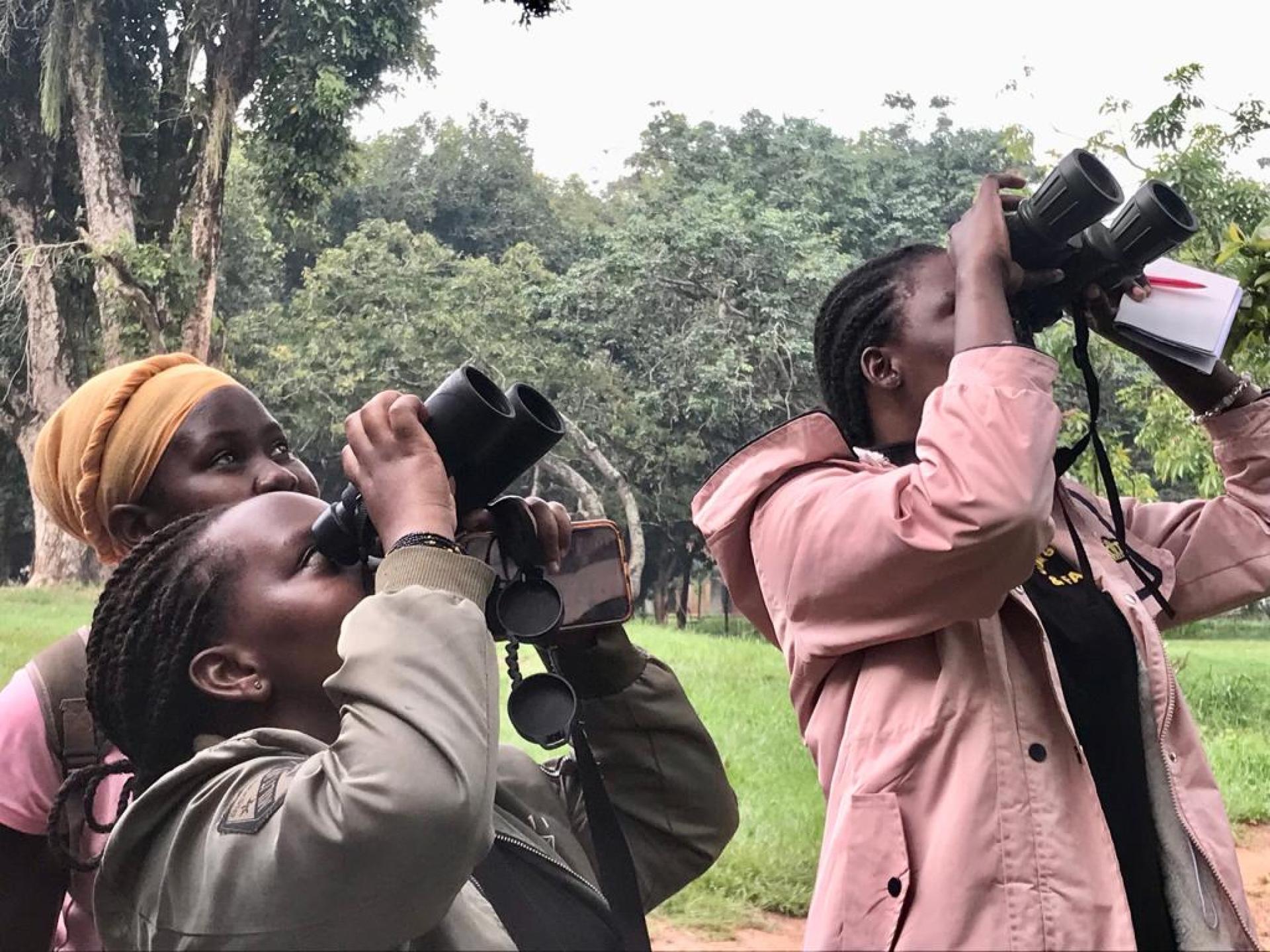 “I love birds!” said Priscilla Kabarungi, one of the tour leaders. “Birds are everywhere. You can miss a lion, but you can’t miss a bird!”