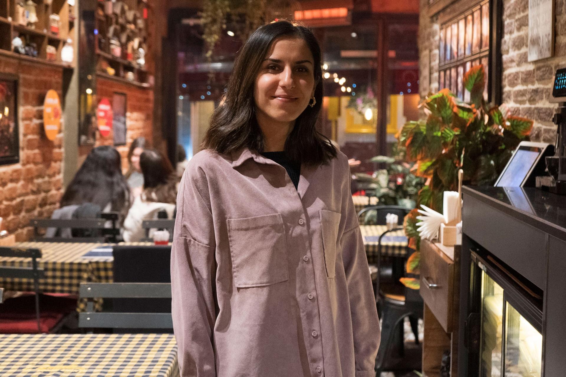 Bahar Yel owns Café Carmenta with her husband. 