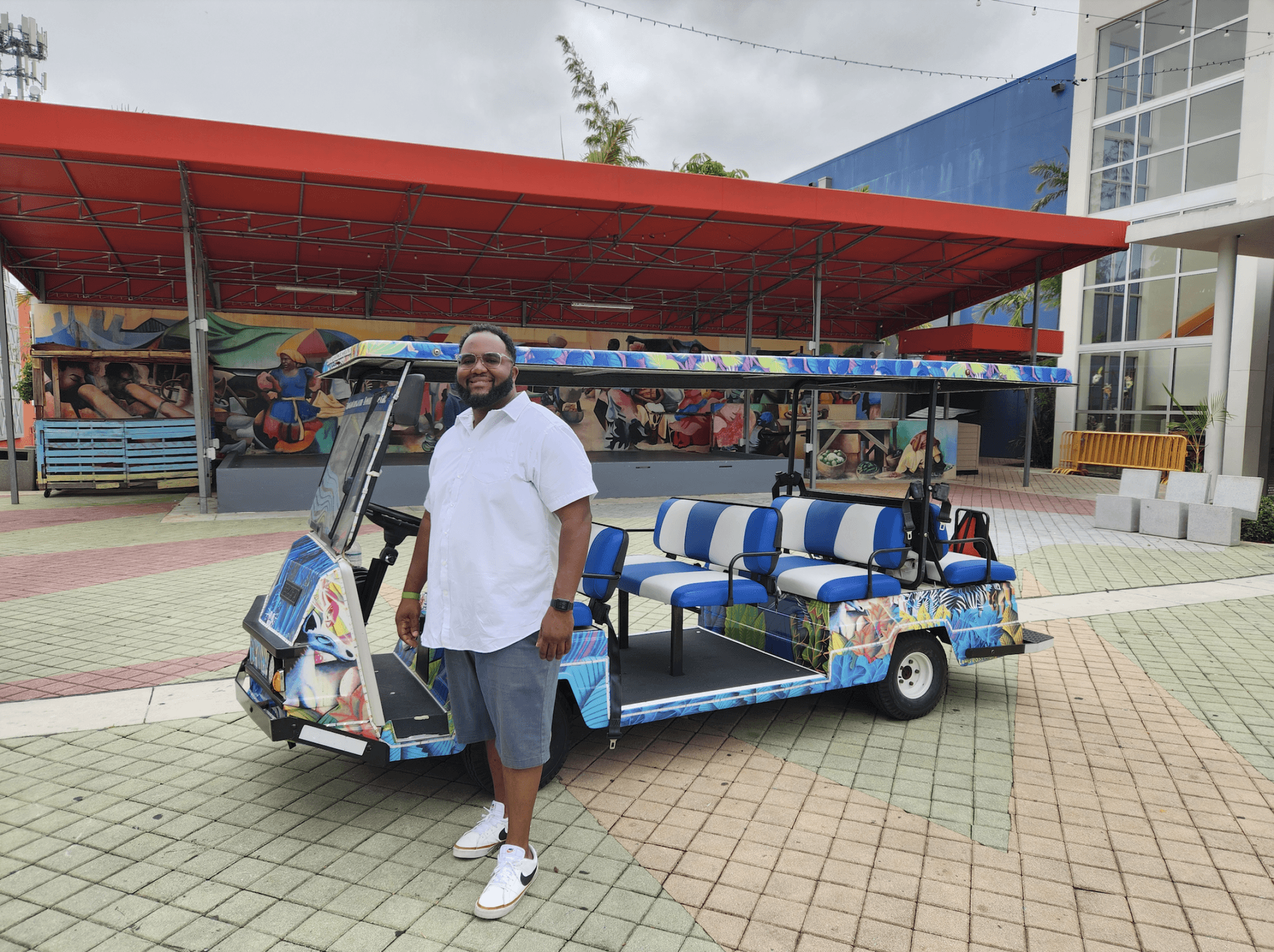 Abraham Metellus is one of the co-founders of Tap Tap Tours, the only tour company in Miami's Little Haiti.