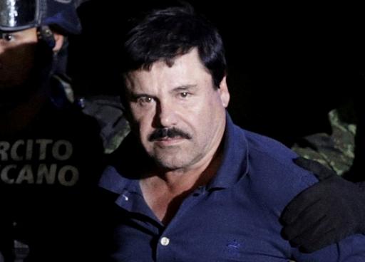 a closeup of Joaquin "El Chapo" Guzman's face