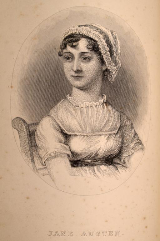 Jane Austen woodcut image