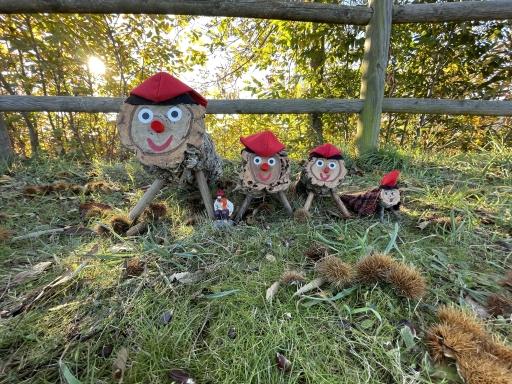 Every child has their own Tió de Nadal at home - and they can come in various sizes. These are some of the ones Gemma Fontané, founder of tiodenadal.online, sells.