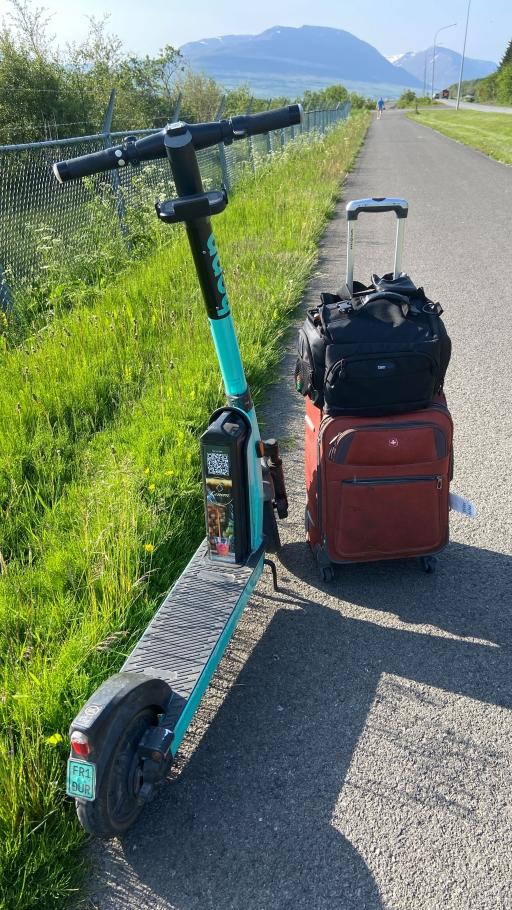 New arrivals in Akureyri, in northern Iceland, can begin their visit feeling carbon- and guilt-free. By taking an electric scooter from the airport all the way downtown.