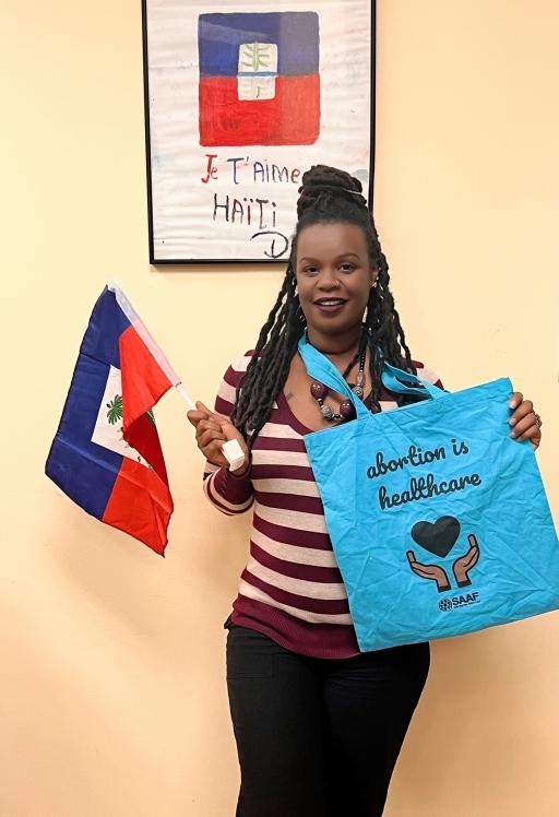 Pascale Solages is a co-founder of Nègès Mawon, a feminist organization in Port-Au-Prince, Haiti.