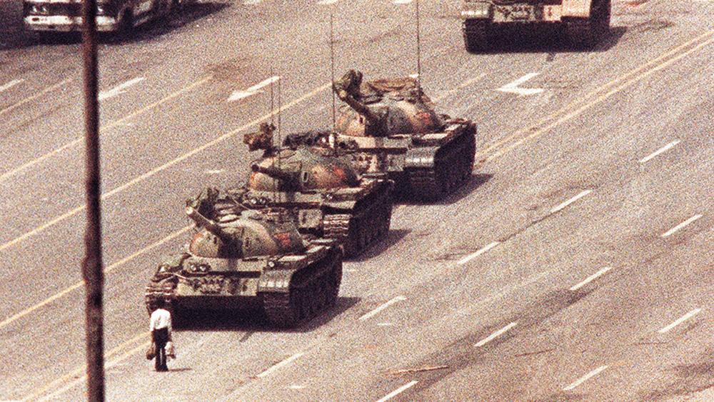 Tiananmen protest tank man