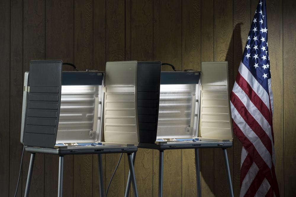Voting booths. Credit: Shutterstock