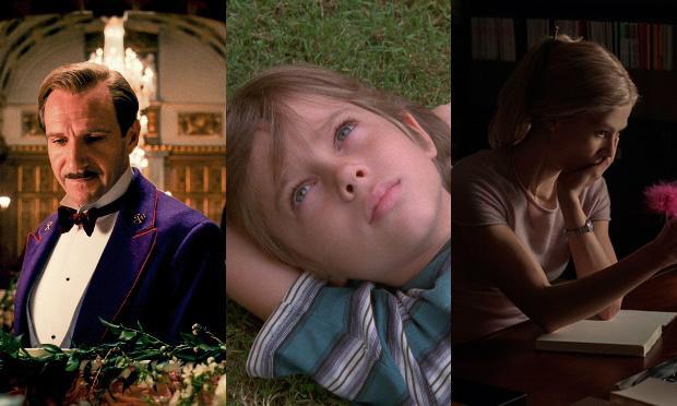 L to R: The Grand Budapest Hotel, Boyhood, and Gone Girl (Photos courtesy of Fox Searchlight and IFC)