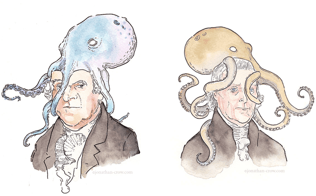 Vice-presidents with octopuses