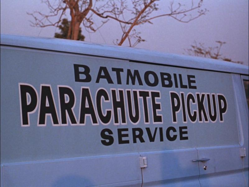 BATMOBILE PARACHUTE PICKUP SERVICE