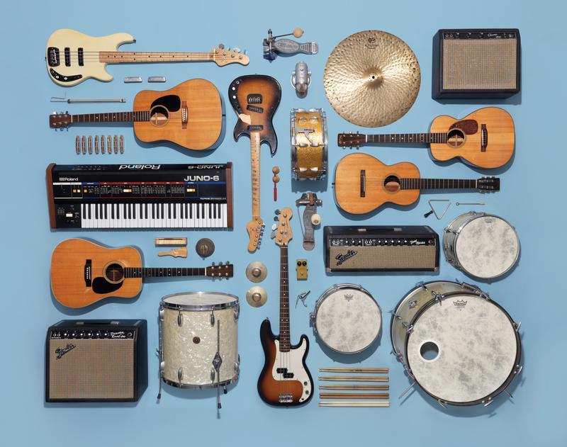 Instruments neatly organized