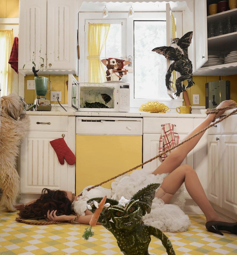 McConnell combines her photography skills with her baking to reimagine a scene with cakes of 'Gremlins' characters